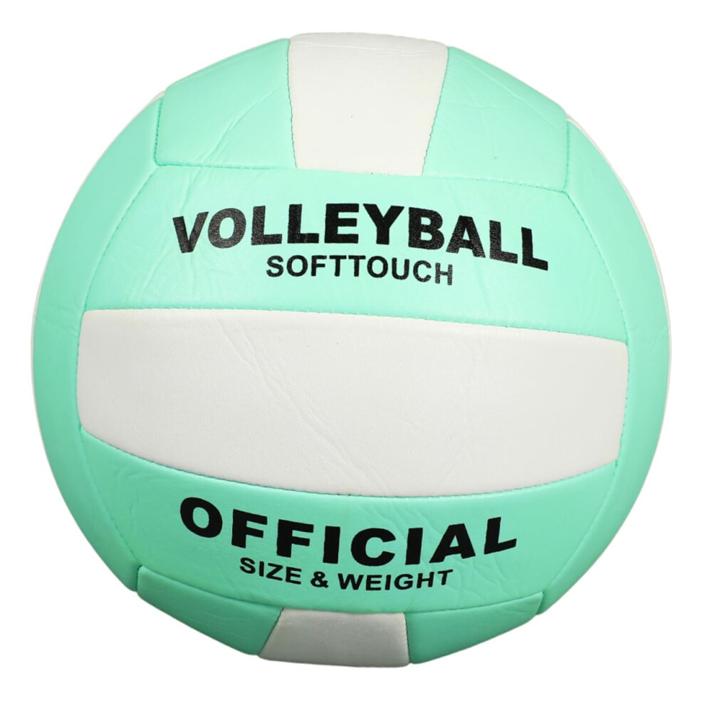 Official Size Indoor Volleyball Training Ball Pack of 2 PU Light Green Exercise Equipment for Sports Activities-image-OPC-PJKCJ7V-NEW