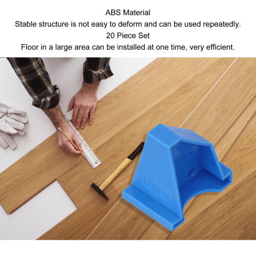 20Pcs Flooring Spacer Kit ABS Tool Set for Vinyl Plank Installation Blue 2