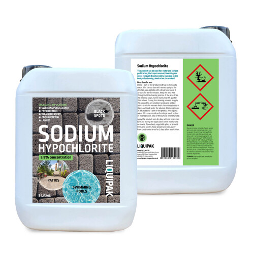 (5 Litres) Sodium Hypochlorite 9.9% Patio Cleaner 2