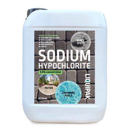 (5 Litres) Sodium Hypochlorite 9.9% Patio Cleaner