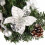 Mini Tabletop Christmas Tree - 400mm Silver, PVC Holiday Decor 7