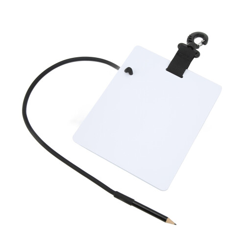 Underwater Writing Slate 147x183x3mm Dive Gear with Pencil Large Size 2