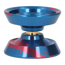 Yoyo Ball Alloy Professionelles unreagierendes Yoyo-Spielzeug mit Austausch-Schnüren für Jungen Rot Blau