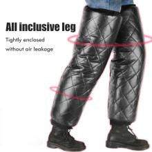 Unisex Waterproof Knee Pads with Silk-Like Cotton for Winter Protection