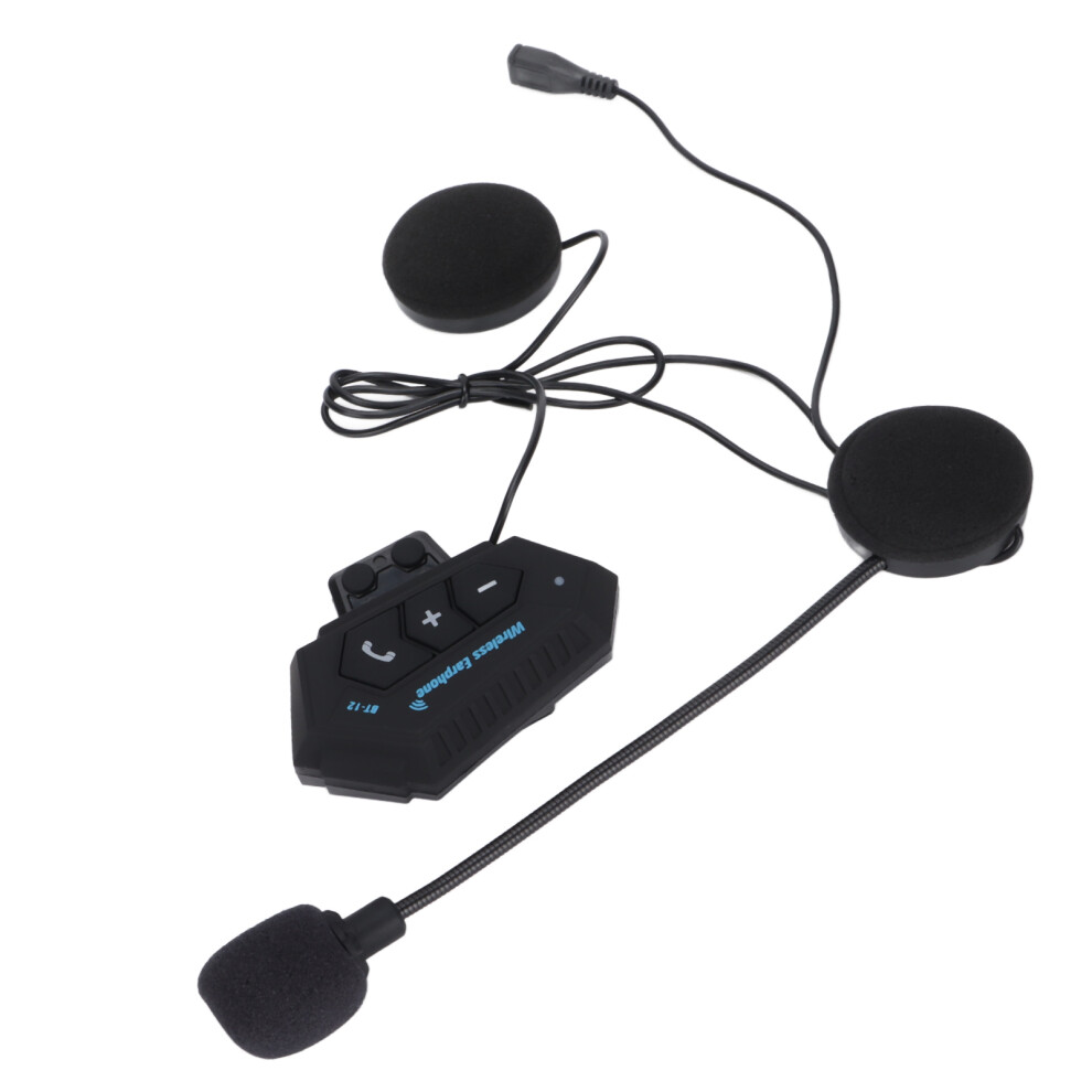 Wireless Helmet Intercom Bluetooth 5.0 Auto Answer 1000Mah Power 4901340359246