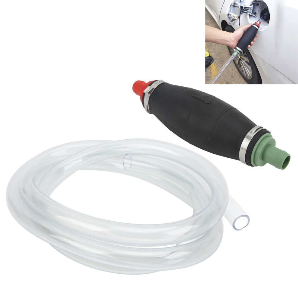 Efficient 16Mm Siphon Hand Pump With 2M Hose For Gasoline Water Transfer Tasks 5011340359784