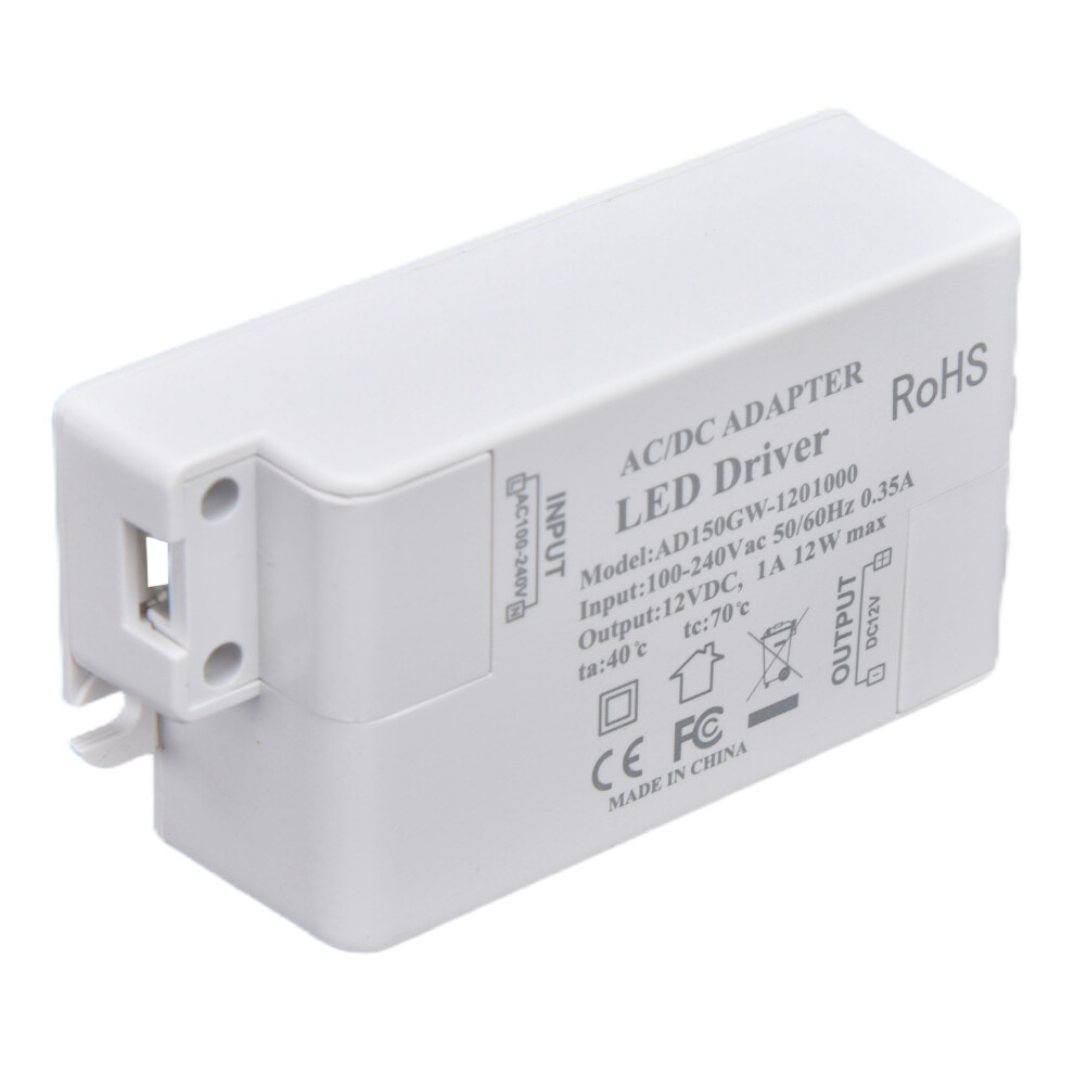 Led Drive Power Transformer Ac100-240V To Dc12v 1A 12W For G4 Mr11 Mr16 Lights 9341340360395