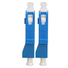 2 Stück Fiber Adapter SC Male auf LC Female, geringes Verlustrisiko, hohe Genauigkeit, vielseitig einsetzbar, SM 9/125 Hybrid-Adapter für C