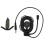 Casque d'écoute unilatéral noir, 8 Ω, ABS 2