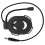 Casque d'écoute unilatéral noir, 8 Ω, ABS 11