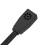 Casque d'écoute unilatéral noir, 8 Ω, ABS 10