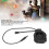 Casque d'écoute unilatéral noir, 8 Ω, ABS 12