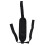Casque d'écoute unilatéral noir, 8 Ω, ABS 3