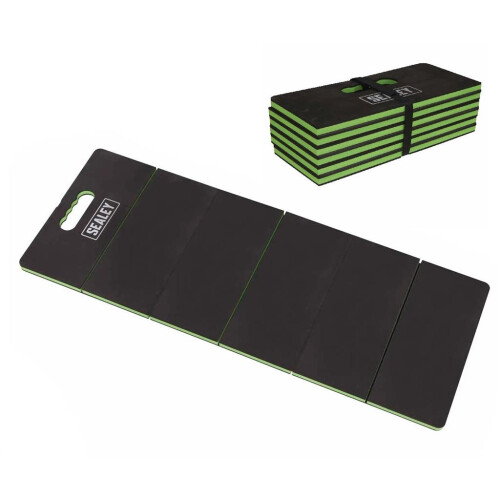 Sealey Sealey Creeper Foam Work Mat Folding Eva Mechanic Garage Workshop Seat VS8582 2