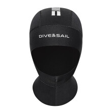 5 mm Diving Cap Scuba Hoodie Windproof Hat for Men Size L with Shoulder Sun Protection for Winter Swimming
