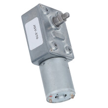 JGY-370 Motore a ingranaggi DC da 12 V, albero da 8 mm, argento