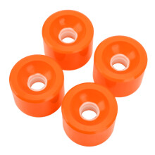 4 pezzi di ruote arancioni per scooter HR-78A 70x51mm PU