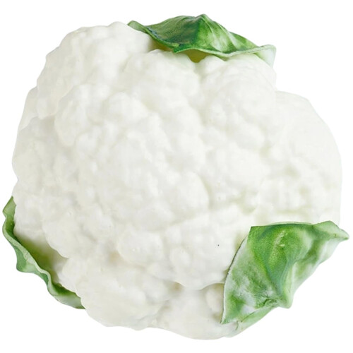 Simulated Broccoli Artificial Cauliflower Props Miniature White PU ...