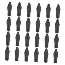 24 Pieces Rubber Arrow Tips for Archery Training Soft Arrow Safety Tips Compatible with All Standard Arrows