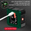 (A) Electronic Digital Display Inclinometer USB Rechargeable Protractor Inclinometer Level Ruler for Automobile Inspection 4
