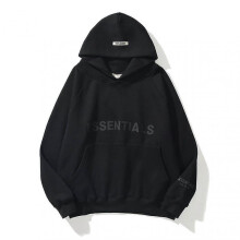 (XL, black) Essentials Lettered High Quality Hoodie For Men And Women Fear Of God Spur Hoodie