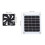 Solarlüfter 10W IP67 ABS Panel 22x19cm Schwarz 4