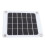 Solarlüfter 10W IP67 ABS Panel 22x19cm Schwarz 12