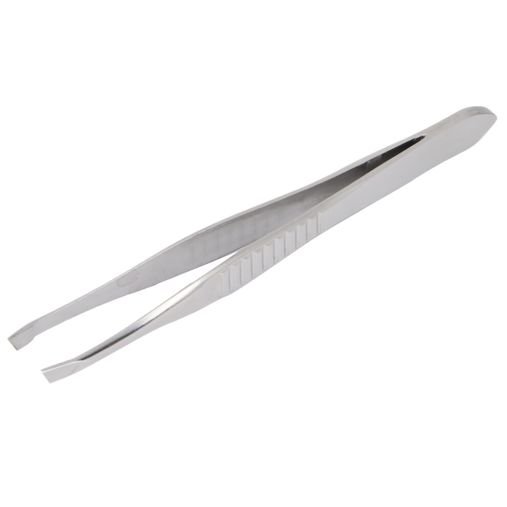 Precision Slant Tip Eyebrow Tweezers Stainless Steel for Hair Removal