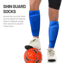Breathable Soccer Shin Socks Men Women Calf Sleeves High Durability Stockings