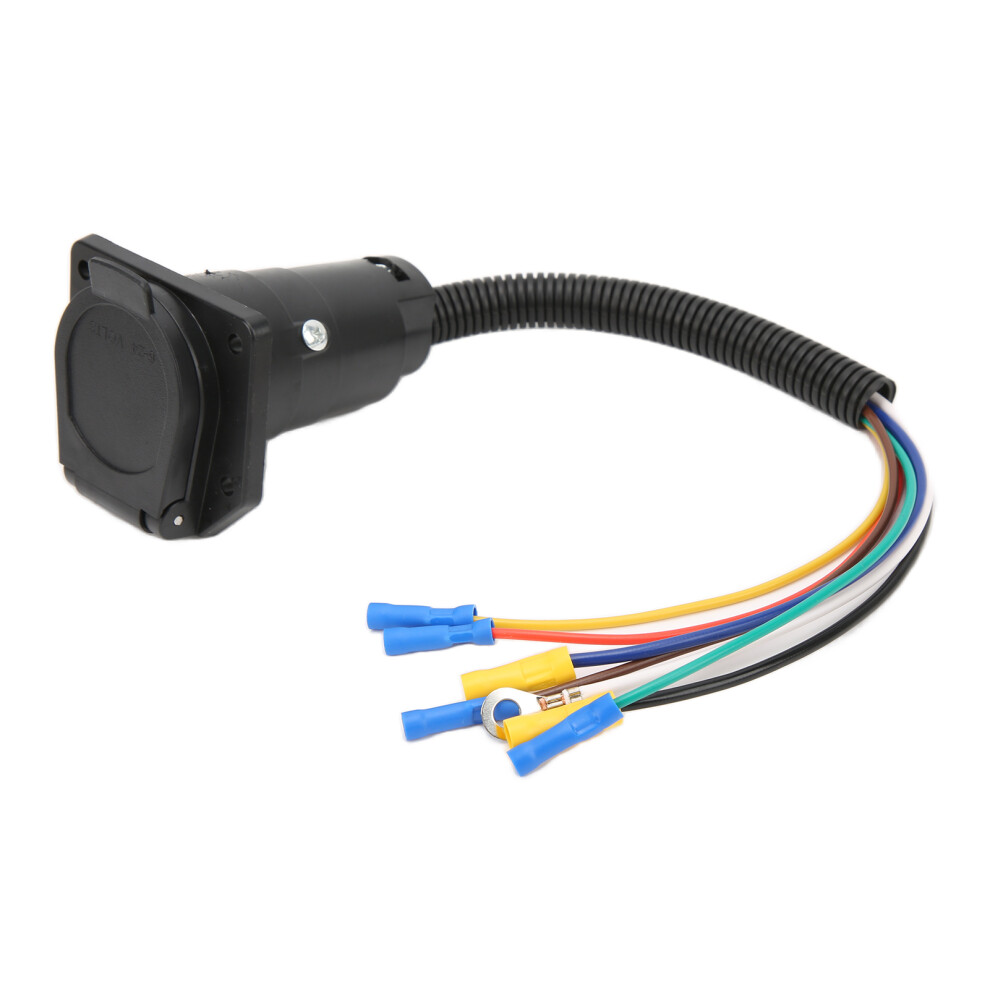 7 Way Blade Trailer Wiring Adapter For Rv Camper Boat Utility Vehicle 8421340369510