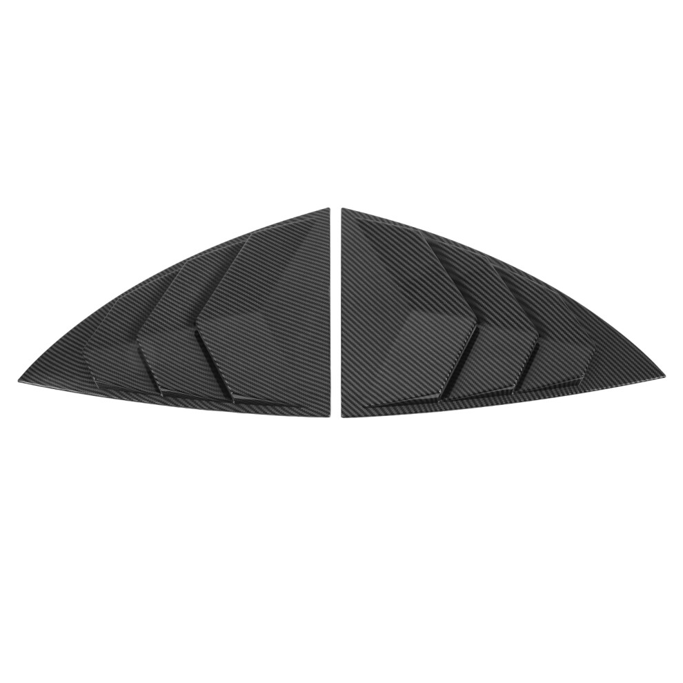 2Pcs Side Window Spoiler Smooth Surface Triangle 9121376522932