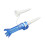 Ensemble de 3 tees de golf flexibles - 8 griffes, 16 mm, bleu 13