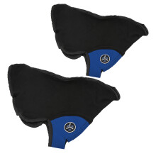 Maschera da sci all'aperto, antivento e antipolvere, per ciclismo e motocicletta, Blu invernale