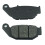 2PCS Motorcycle Brake Pads Lightweight Low Noise 1