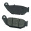 2PCS Motorcycle Brake Pads Lightweight Low Noise 3