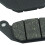 2PCS Motorcycle Brake Pads Lightweight Low Noise 9