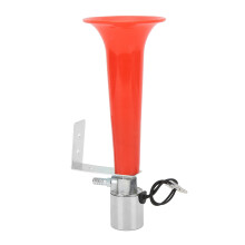 Klaxon Ă air rouge 180 dB 220 mm 12V/24V ABS universel