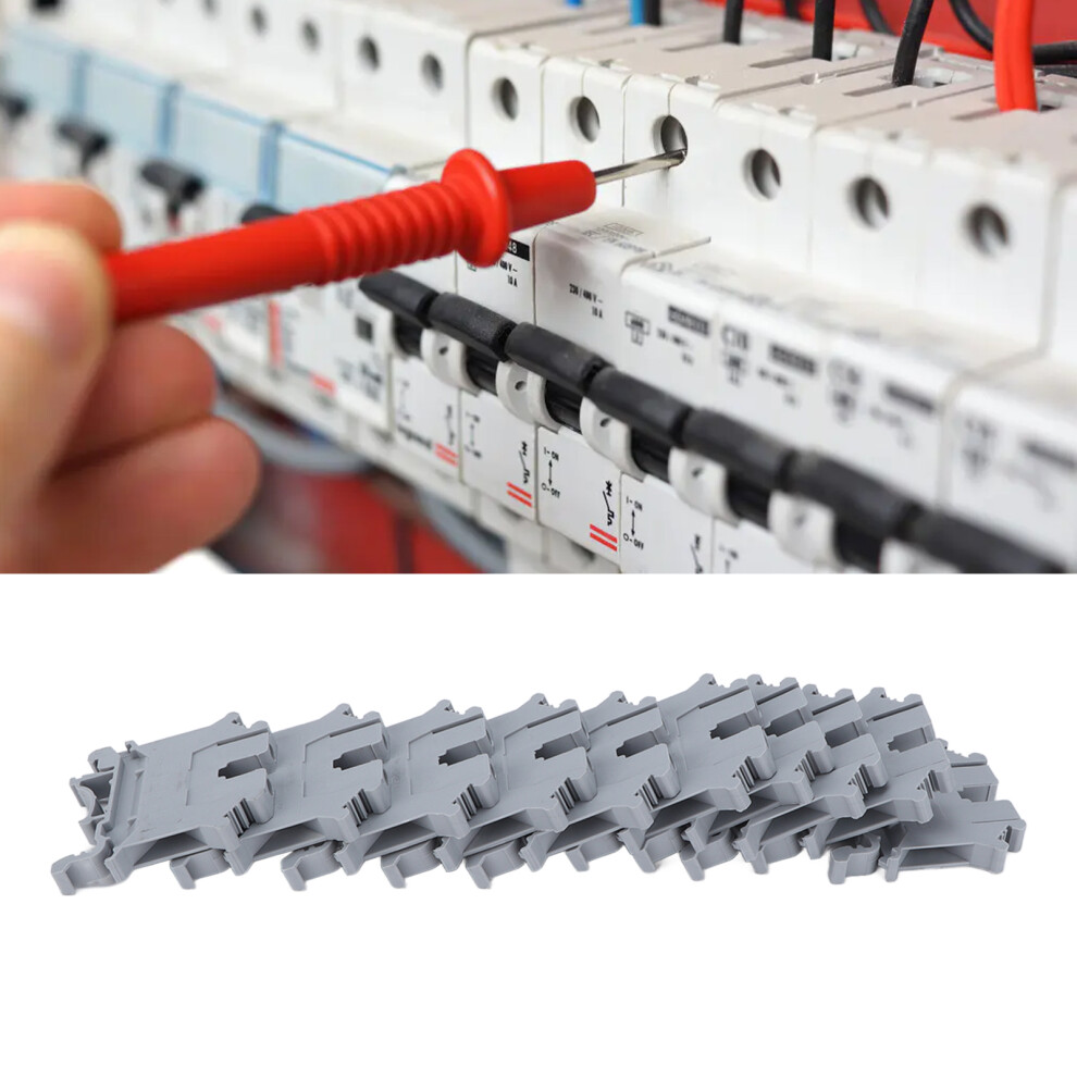 Copper Combination Terminal Blocks 100Pcs Din Rail 800V 41A -5N 7661340372245