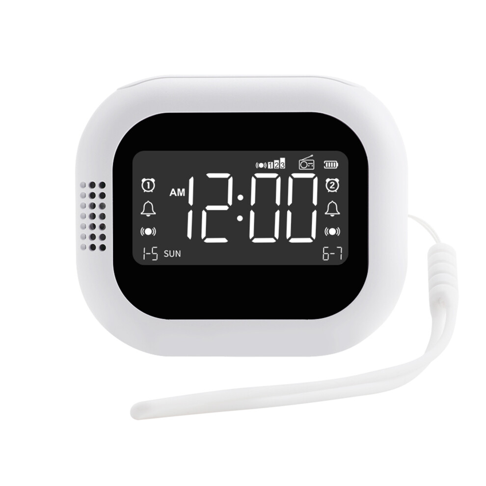 Multifunctional Radio Alarm Clock With Dual Alarm And Vibration Three