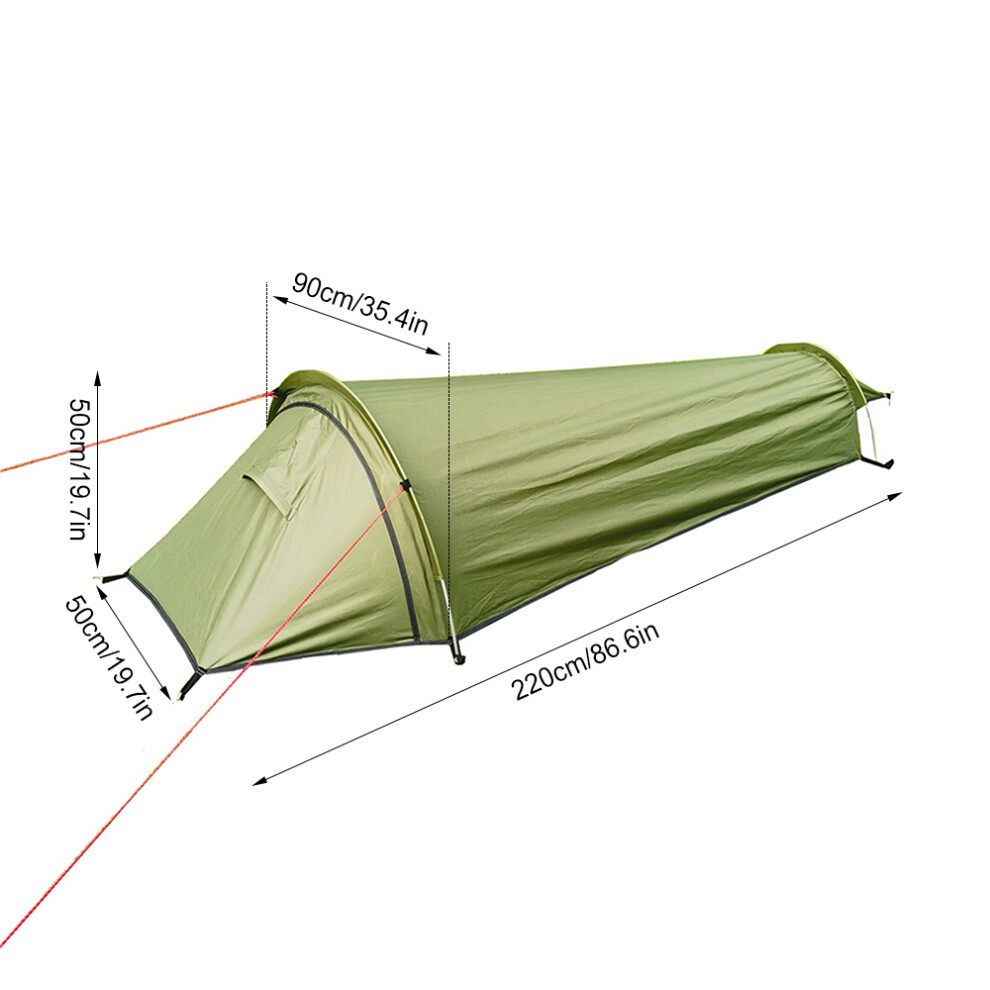 Ultralight Single Person Camping Tent 220x90x50cm, Waterproof, Portable