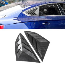 Rear Window Louvers for S5 F5 Sportback 2017-2024 ABS Carbon Look