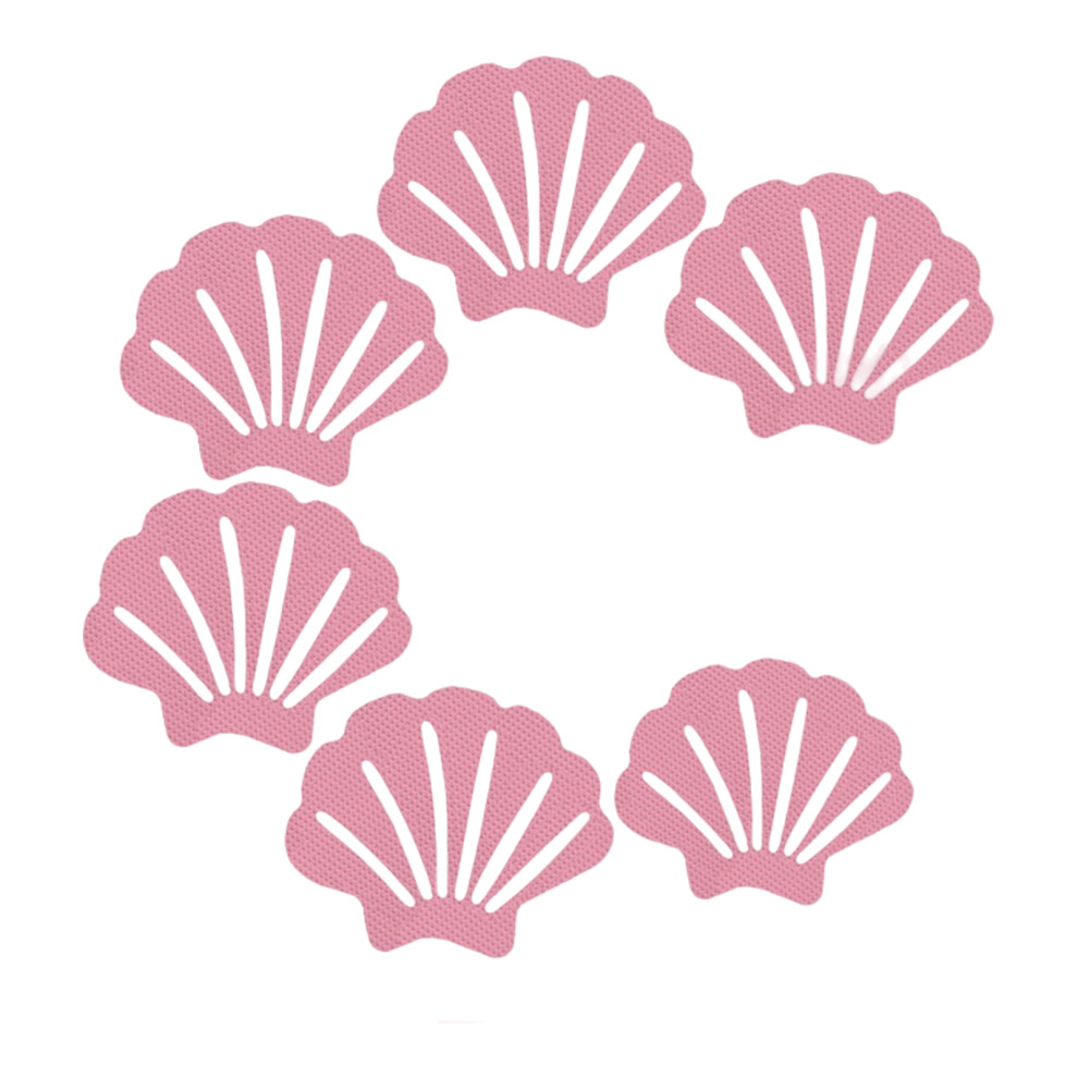 (pink, 6pcs) Waterproof Anti Slip Sticker For Secure Shower Floor Non Fading-image-OPC-PJKCWYY-NEW