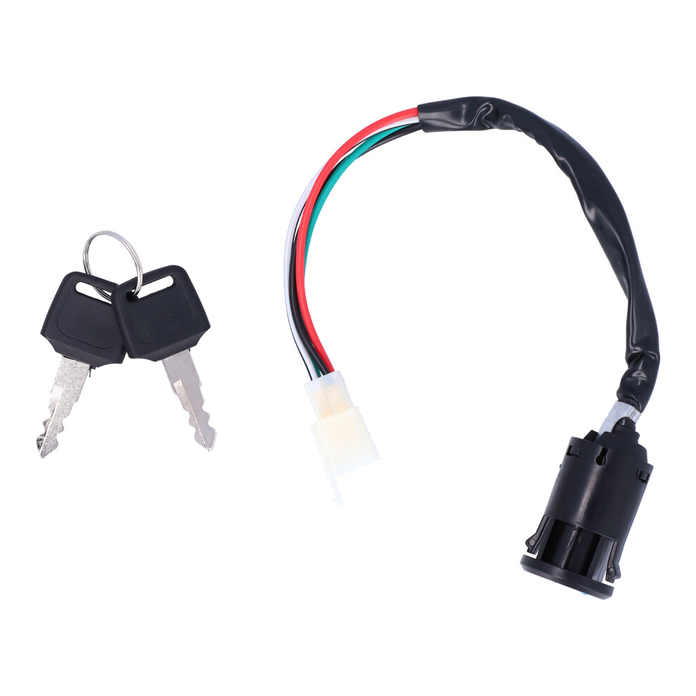 4 Wire Ignition Switch with 2 Keys Fit for 50cc-image-OPC-PJKCZGR-NEW