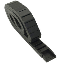 15 x 30 mm R28 Open Drag Chain 1000 mm Engineering Plastic Cable Carrier for Industrial Use