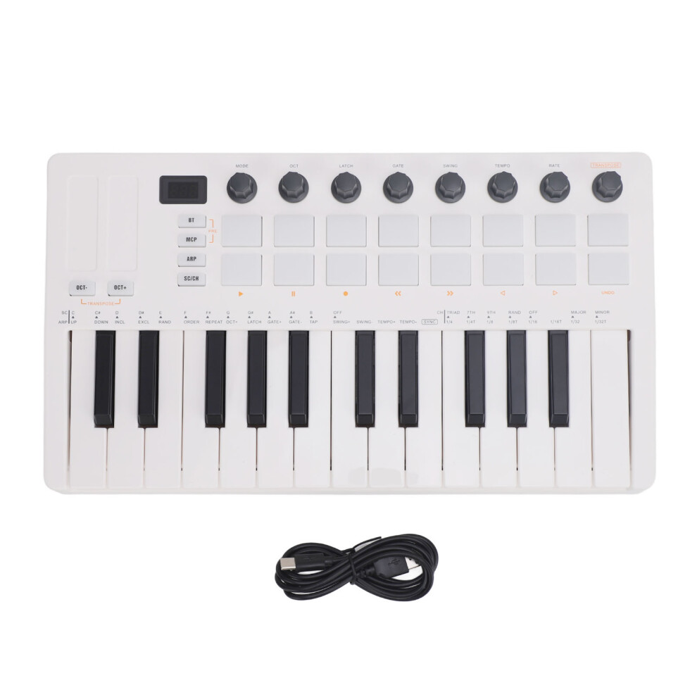 MIDI Keyboard Controller BT Wireless 25 Key