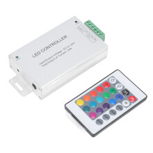 IR-Fernbedienung aus Aluminium 24A RF 131x65x23mm