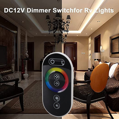 3-Wege-Dimmer RGB-Controller DC12-24V 83x81x32mm 2