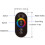 3-Wege-Dimmer RGB-Controller DC12-24V 83x81x32mm 5