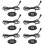 6Pcs RGB 5050 96 LED Car Rock Light Underbody Light bluetooth App+Remote Control 1