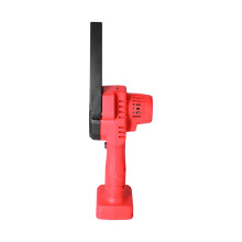 Rechargeable Cordless Mini Chainsaw 21V 31cm Red for Garden Wood Cutting